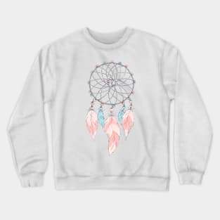 Dreamcatcher boho style. Hand drawing. Crewneck Sweatshirt